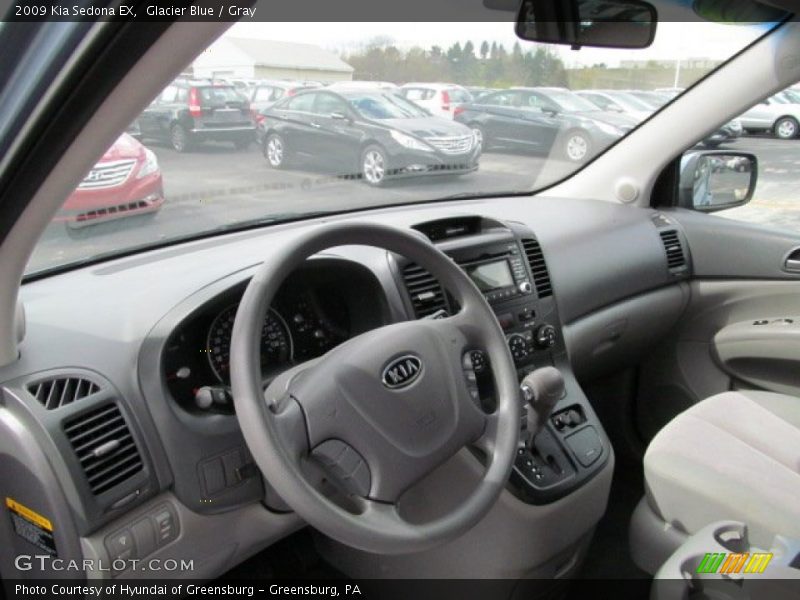 Glacier Blue / Gray 2009 Kia Sedona EX