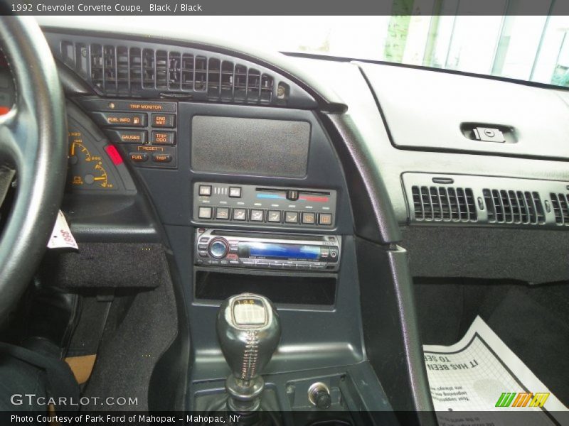 Black / Black 1992 Chevrolet Corvette Coupe