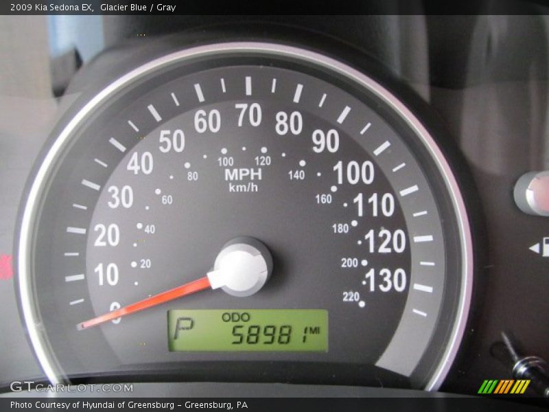 Glacier Blue / Gray 2009 Kia Sedona EX