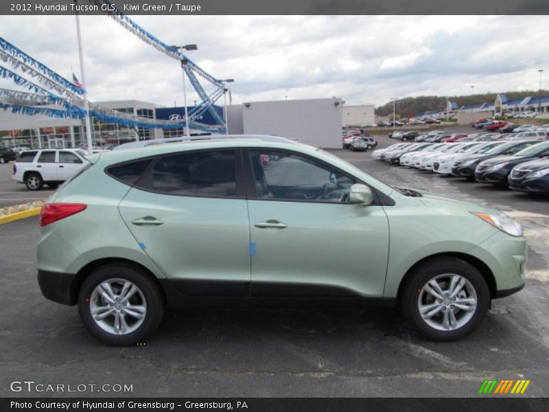 Kiwi Green / Taupe 2012 Hyundai Tucson GLS