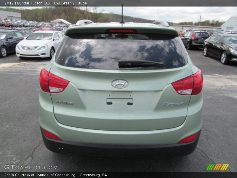 Kiwi Green / Taupe 2012 Hyundai Tucson GLS
