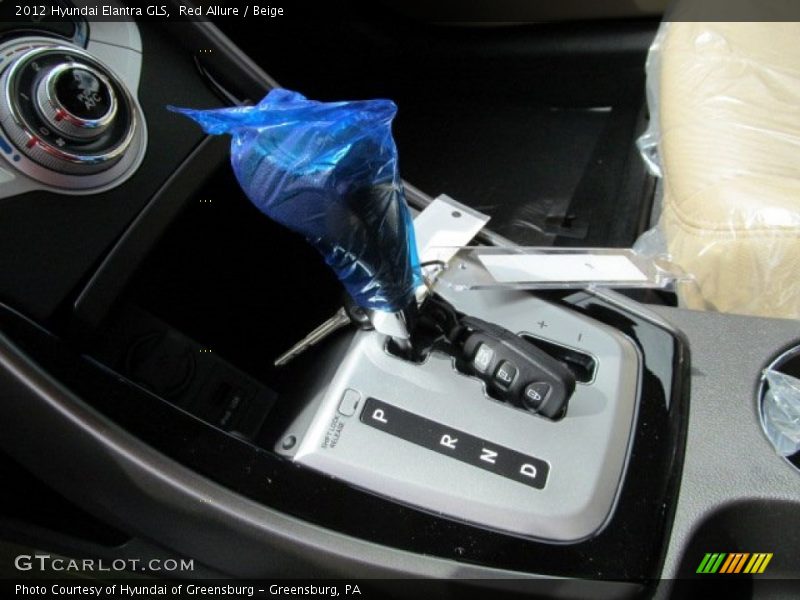 Red Allure / Beige 2012 Hyundai Elantra GLS