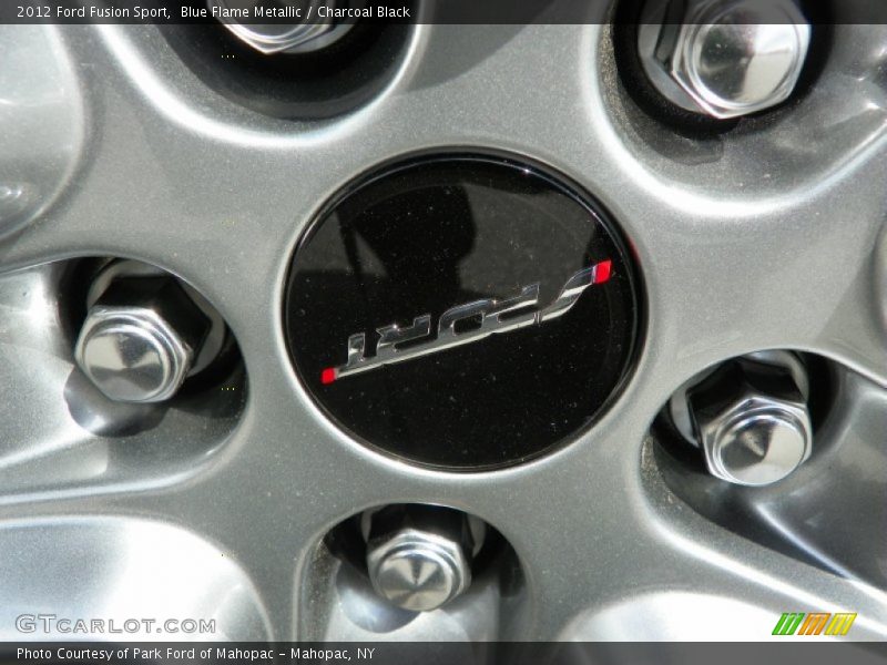 Blue Flame Metallic / Charcoal Black 2012 Ford Fusion Sport