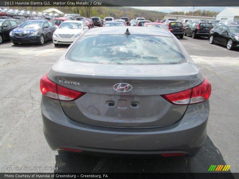 Harbor Gray Metallic / Gray 2013 Hyundai Elantra GLS