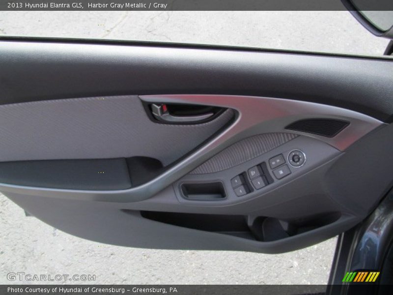 Harbor Gray Metallic / Gray 2013 Hyundai Elantra GLS