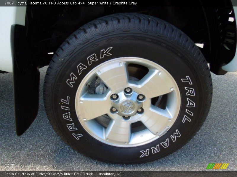 Super White / Graphite Gray 2007 Toyota Tacoma V6 TRD Access Cab 4x4