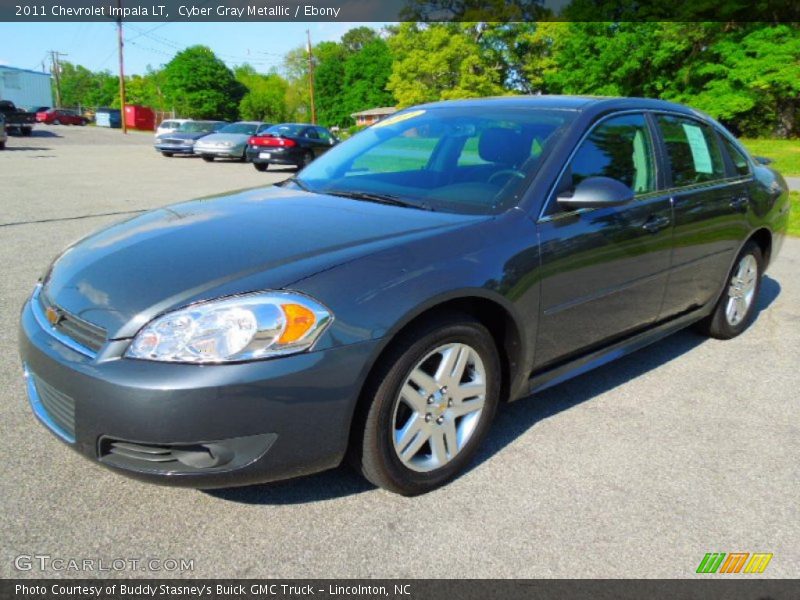 Cyber Gray Metallic / Ebony 2011 Chevrolet Impala LT