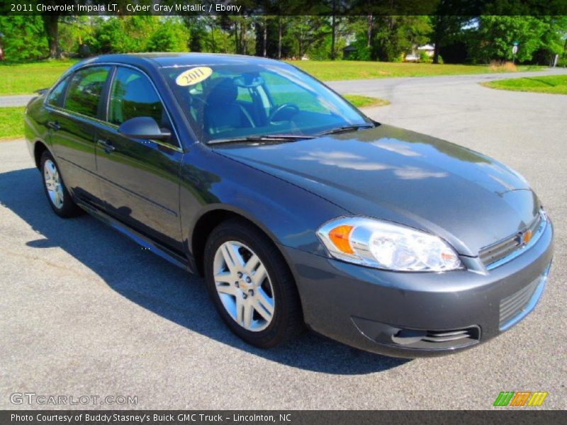 Cyber Gray Metallic / Ebony 2011 Chevrolet Impala LT