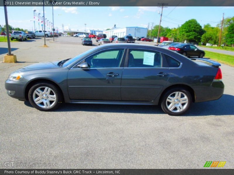 Cyber Gray Metallic / Ebony 2011 Chevrolet Impala LT