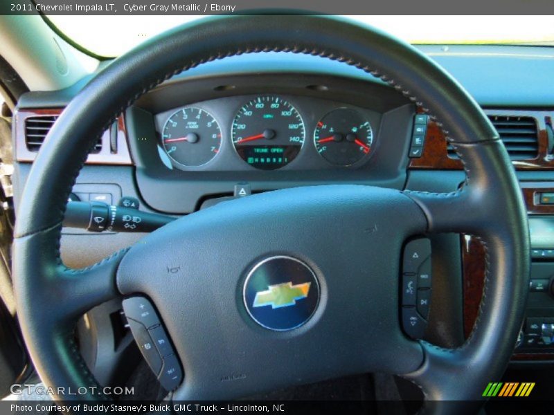 Cyber Gray Metallic / Ebony 2011 Chevrolet Impala LT