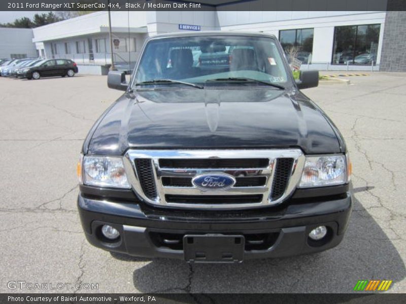 Black / Medium Dark Flint 2011 Ford Ranger XLT SuperCab 4x4
