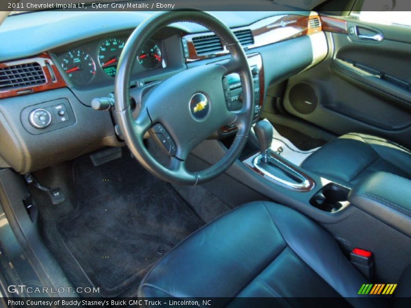 Cyber Gray Metallic / Ebony 2011 Chevrolet Impala LT