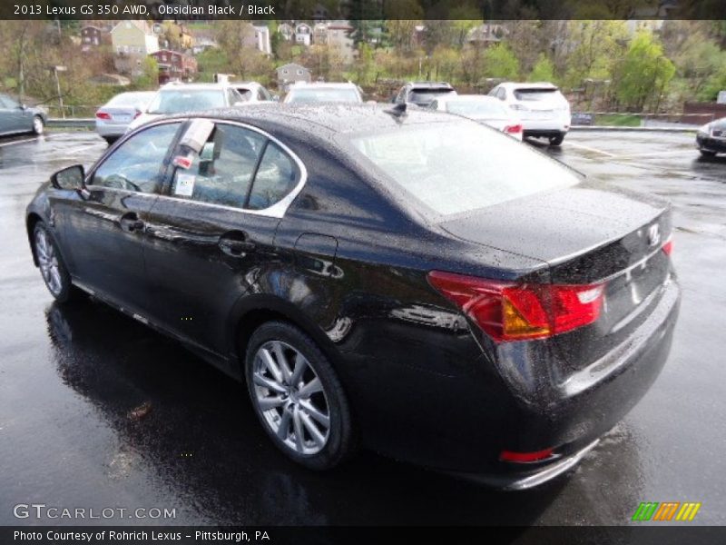 Obsidian Black / Black 2013 Lexus GS 350 AWD