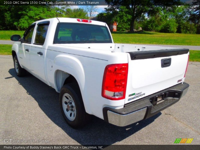 Summit White / Dark Titanium 2010 GMC Sierra 1500 Crew Cab