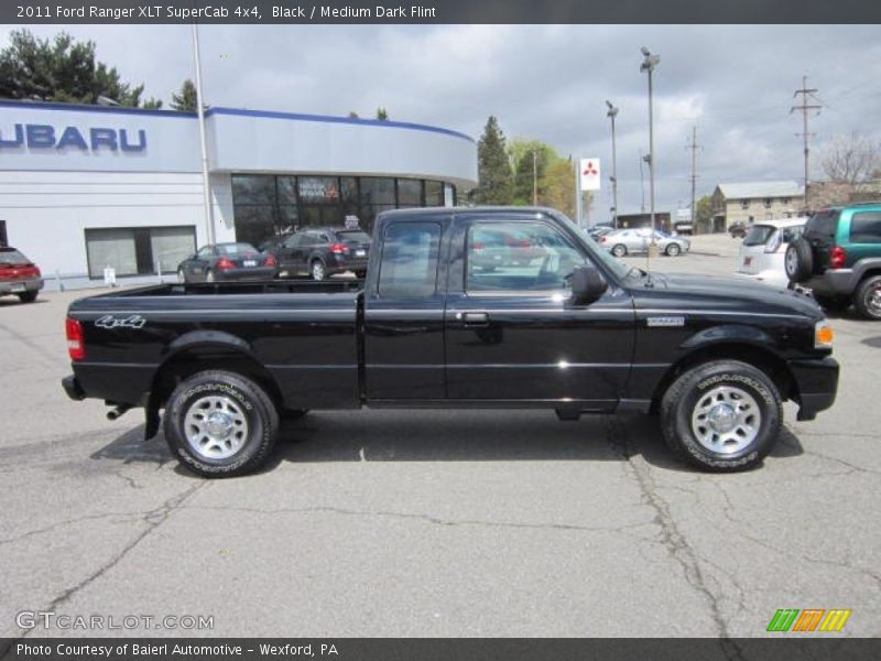 Black / Medium Dark Flint 2011 Ford Ranger XLT SuperCab 4x4