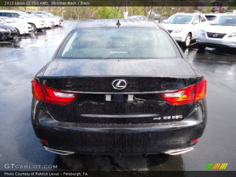Obsidian Black / Black 2013 Lexus GS 350 AWD