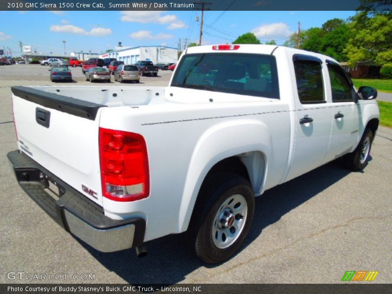 Summit White / Dark Titanium 2010 GMC Sierra 1500 Crew Cab