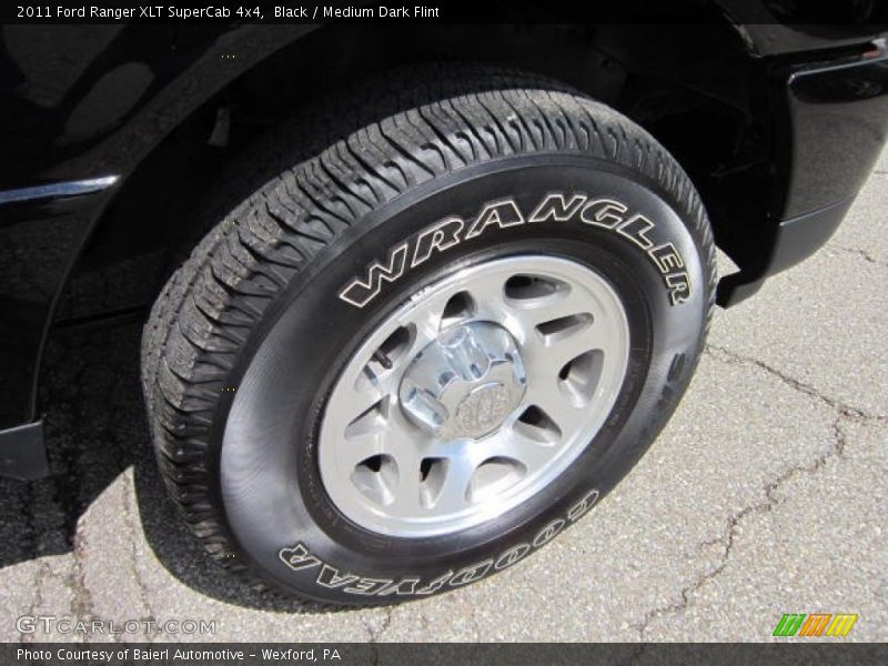 Black / Medium Dark Flint 2011 Ford Ranger XLT SuperCab 4x4