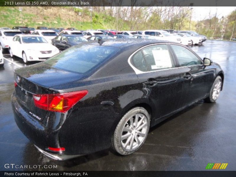 Obsidian Black / Black 2013 Lexus GS 350 AWD