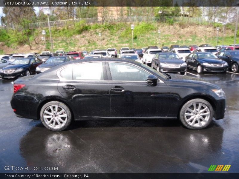 Obsidian Black / Black 2013 Lexus GS 350 AWD