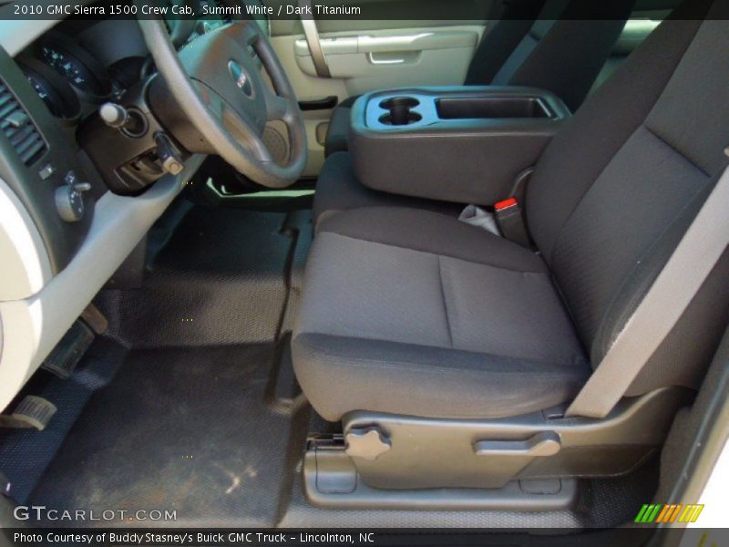 Summit White / Dark Titanium 2010 GMC Sierra 1500 Crew Cab