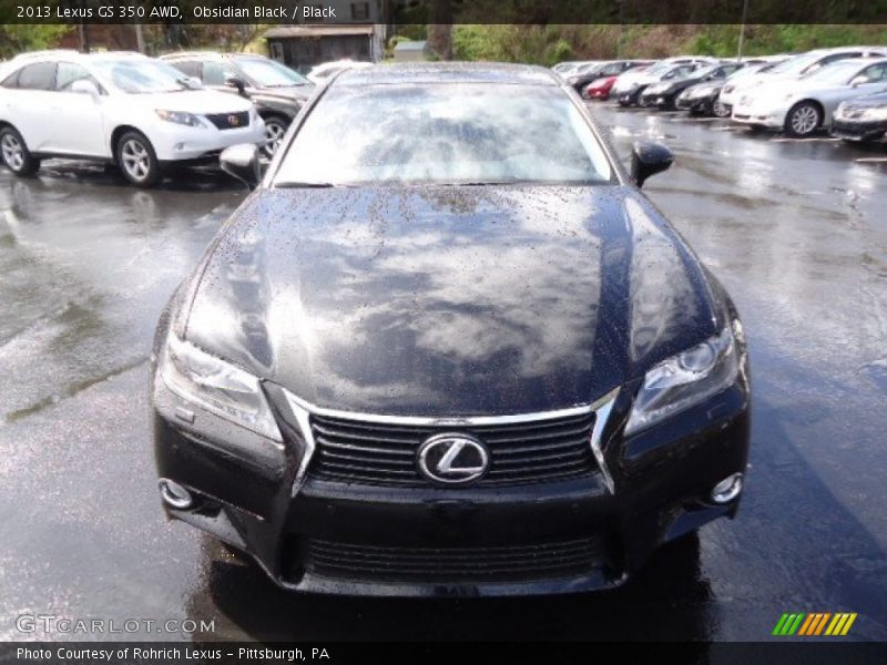 Obsidian Black / Black 2013 Lexus GS 350 AWD