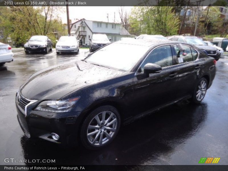 Obsidian Black / Black 2013 Lexus GS 350 AWD