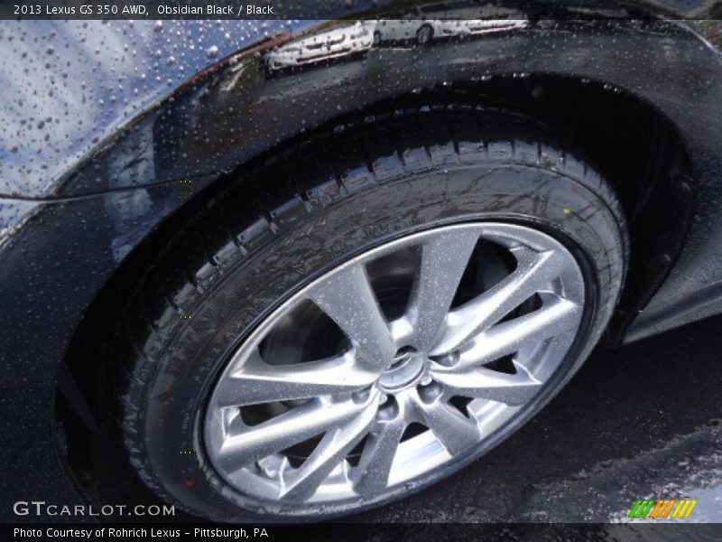 Obsidian Black / Black 2013 Lexus GS 350 AWD