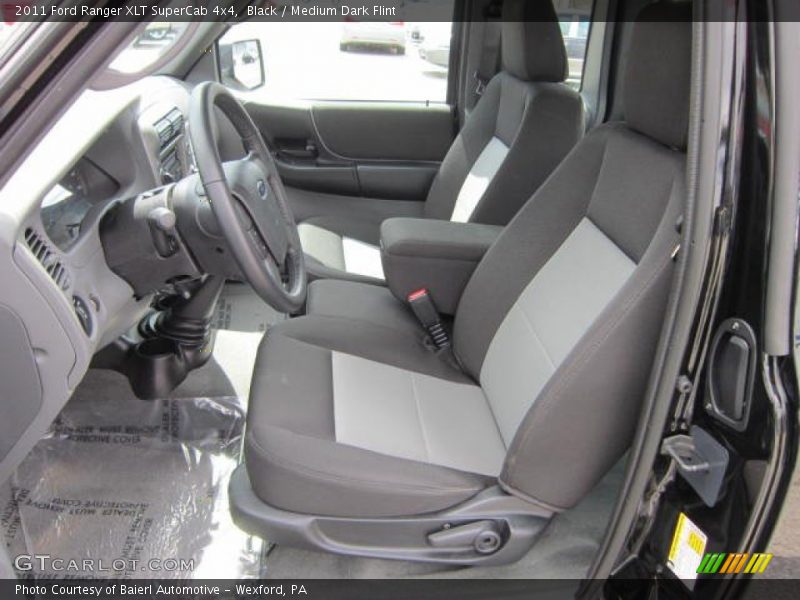 Black / Medium Dark Flint 2011 Ford Ranger XLT SuperCab 4x4