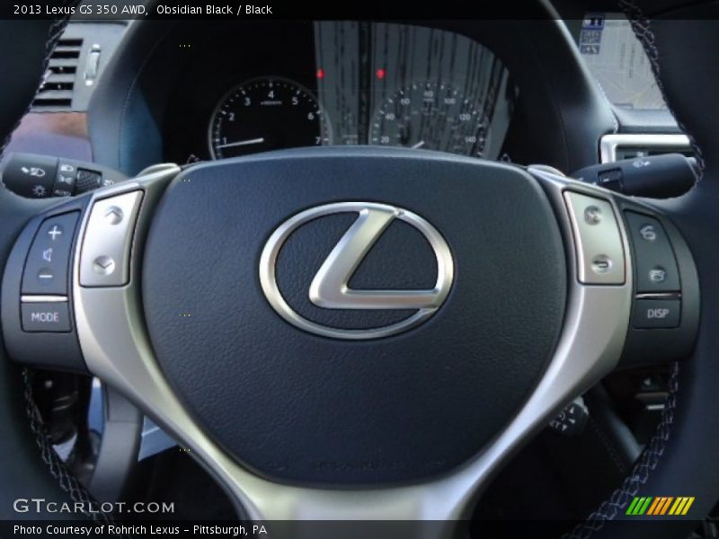 Obsidian Black / Black 2013 Lexus GS 350 AWD