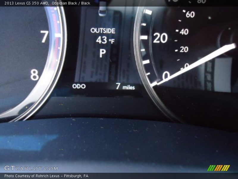 Obsidian Black / Black 2013 Lexus GS 350 AWD