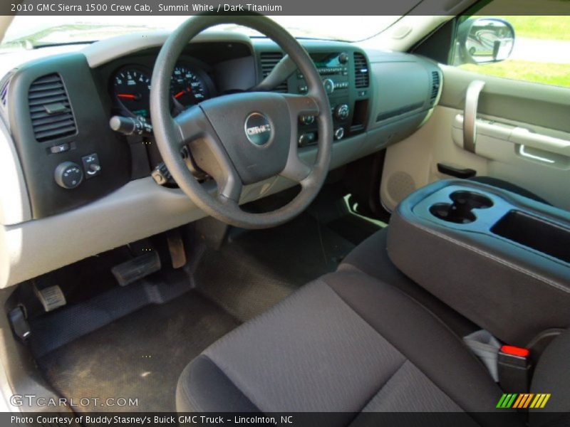 Dark Titanium Interior - 2010 Sierra 1500 Crew Cab 