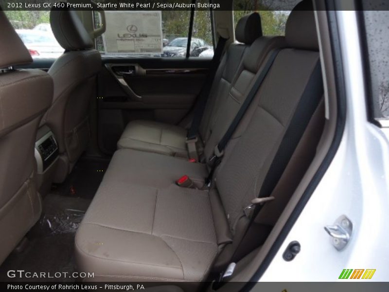 Starfire White Pearl / Sepia/Auburn Bubinga 2012 Lexus GX 460 Premium