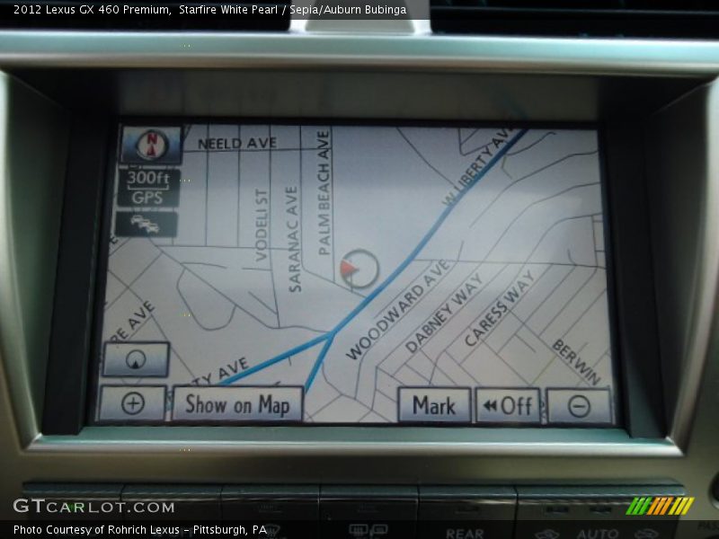 Starfire White Pearl / Sepia/Auburn Bubinga 2012 Lexus GX 460 Premium