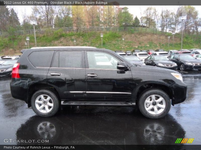 Obsidian Black / Black/Auburn Bubinga 2012 Lexus GX 460 Premium