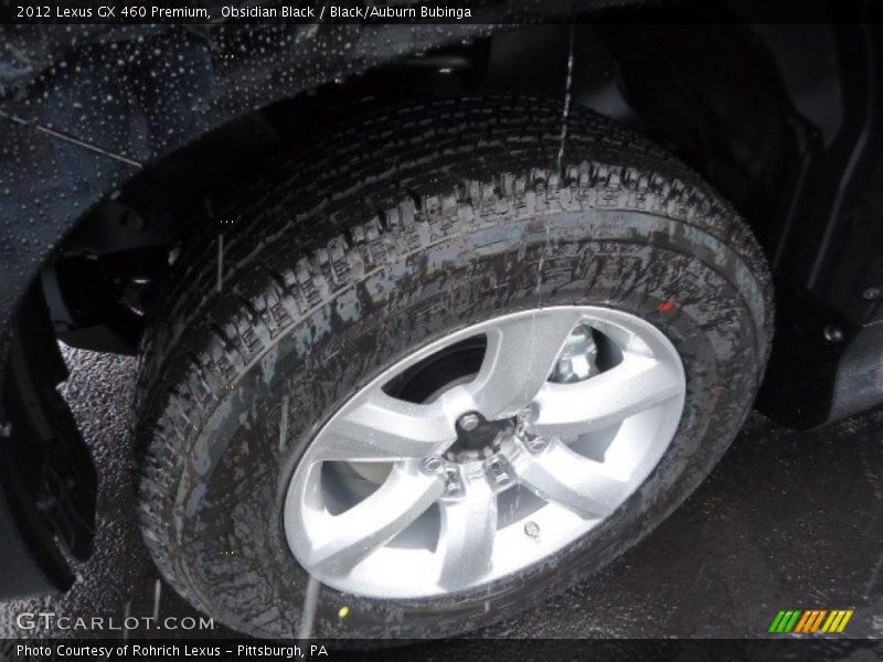 Obsidian Black / Black/Auburn Bubinga 2012 Lexus GX 460 Premium