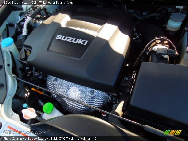 White Water Pearl / Beige 2010 Suzuki Kizashi SLS