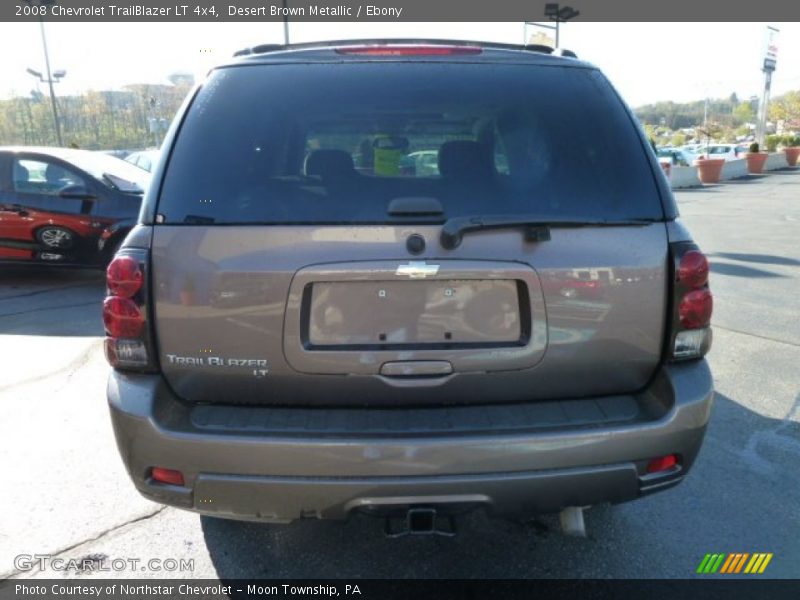 Desert Brown Metallic / Ebony 2008 Chevrolet TrailBlazer LT 4x4