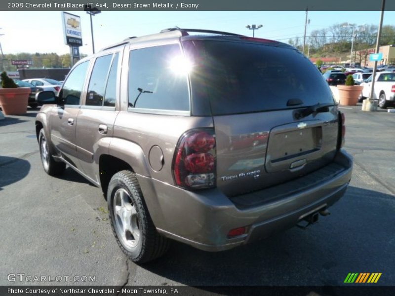 Desert Brown Metallic / Ebony 2008 Chevrolet TrailBlazer LT 4x4
