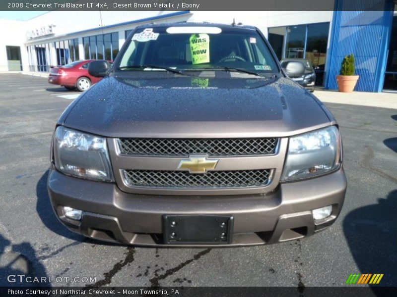 Desert Brown Metallic / Ebony 2008 Chevrolet TrailBlazer LT 4x4