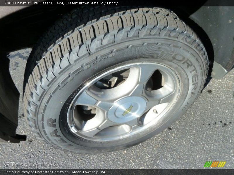 Desert Brown Metallic / Ebony 2008 Chevrolet TrailBlazer LT 4x4