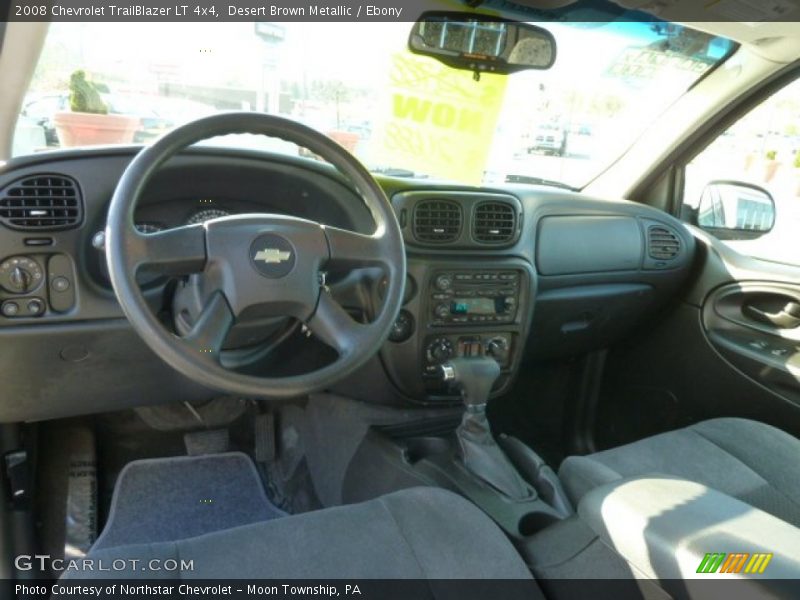 Desert Brown Metallic / Ebony 2008 Chevrolet TrailBlazer LT 4x4