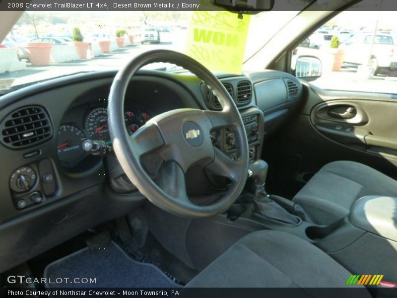 Desert Brown Metallic / Ebony 2008 Chevrolet TrailBlazer LT 4x4