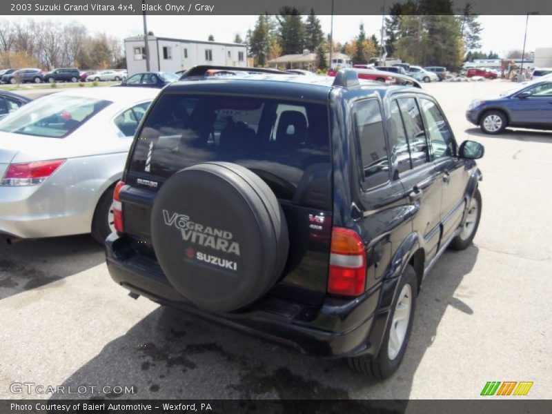 Black Onyx / Gray 2003 Suzuki Grand Vitara 4x4