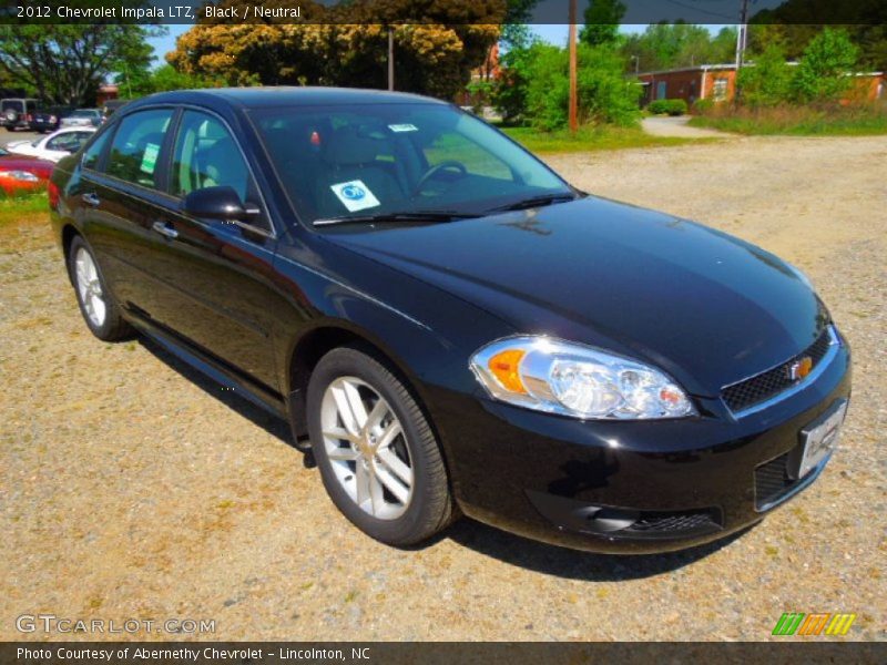 Black / Neutral 2012 Chevrolet Impala LTZ
