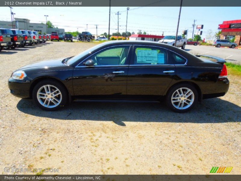 Black / Neutral 2012 Chevrolet Impala LTZ