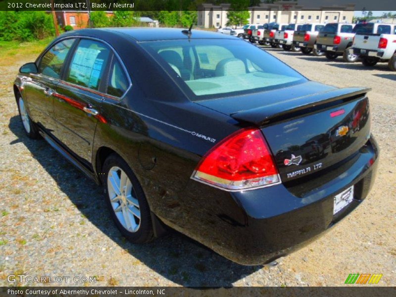 Black / Neutral 2012 Chevrolet Impala LTZ