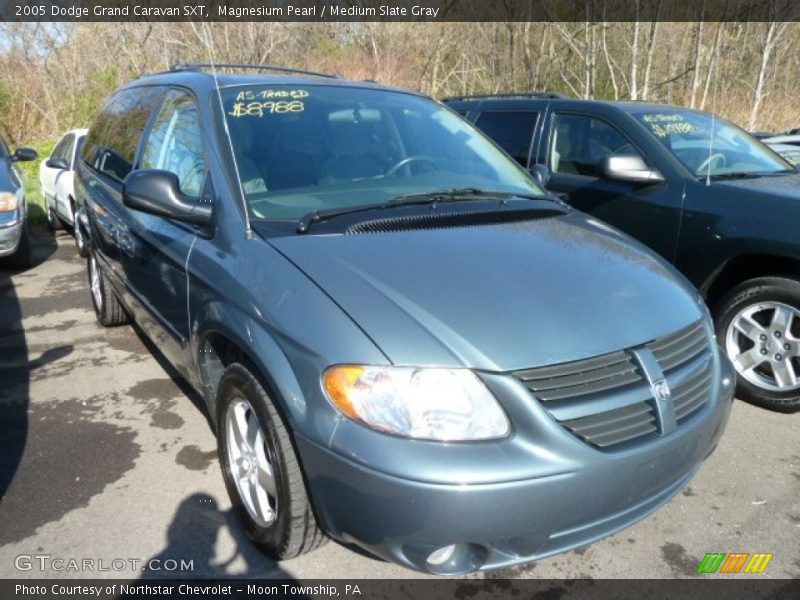 Magnesium Pearl / Medium Slate Gray 2005 Dodge Grand Caravan SXT