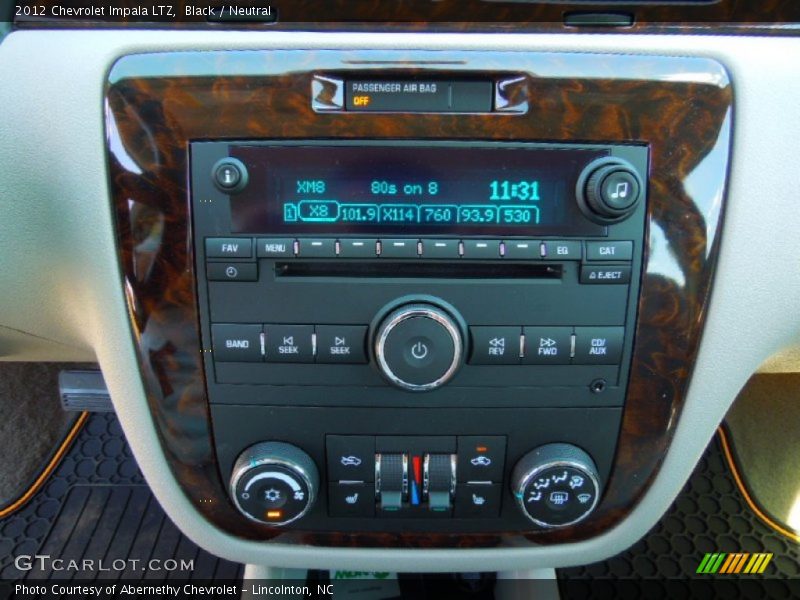 Black / Neutral 2012 Chevrolet Impala LTZ