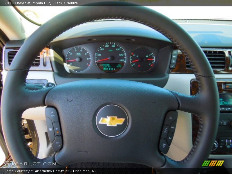Black / Neutral 2012 Chevrolet Impala LTZ